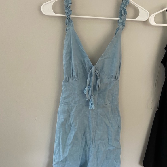 PacSun Tie Front Romper - Picture 3 of 6